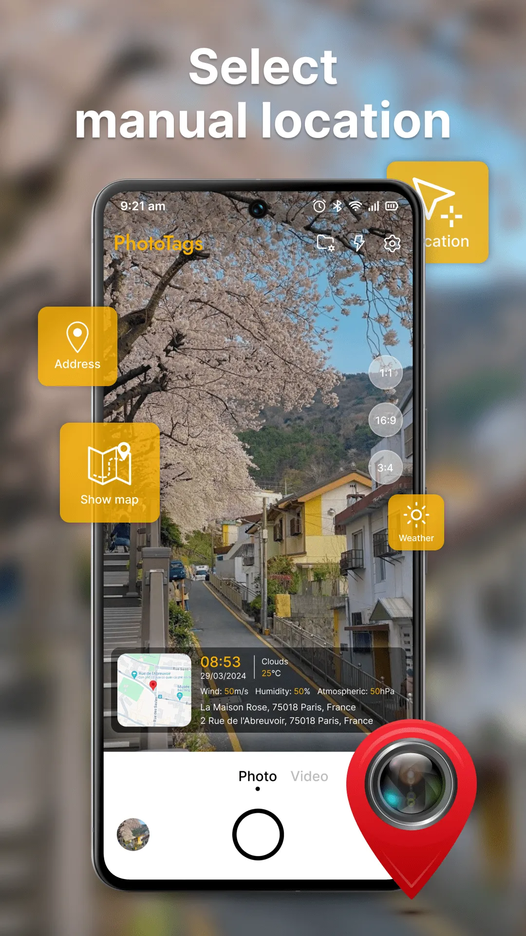 GPS Photo Stamp Camera Map | Indus Appstore | Screenshot