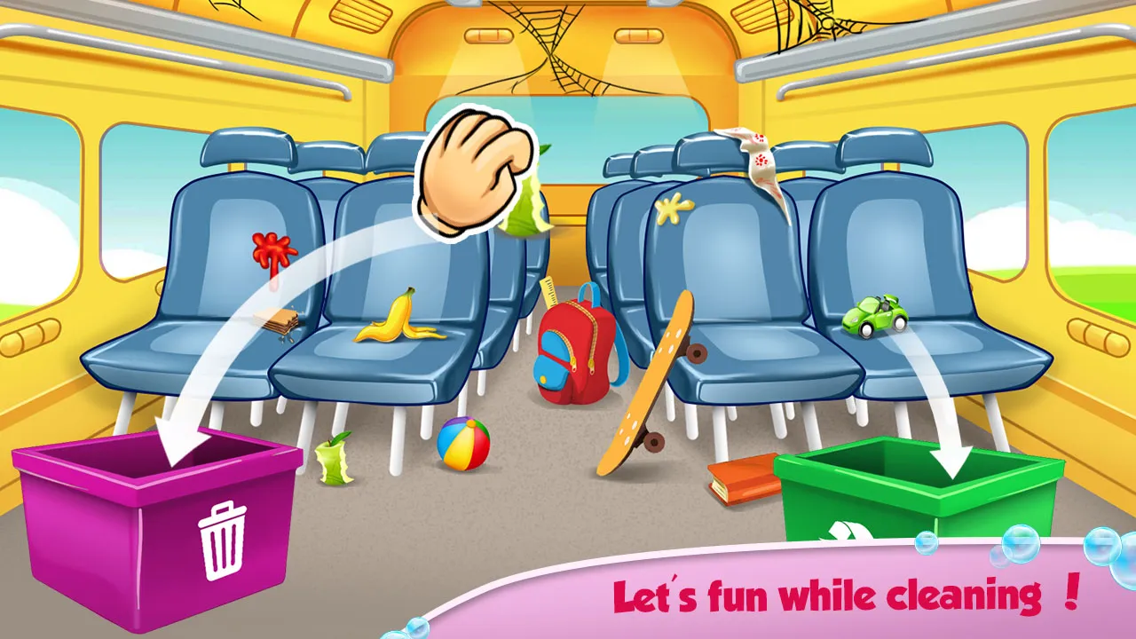 School Bus Wash & Repair Game | Indus Appstore | Screenshot