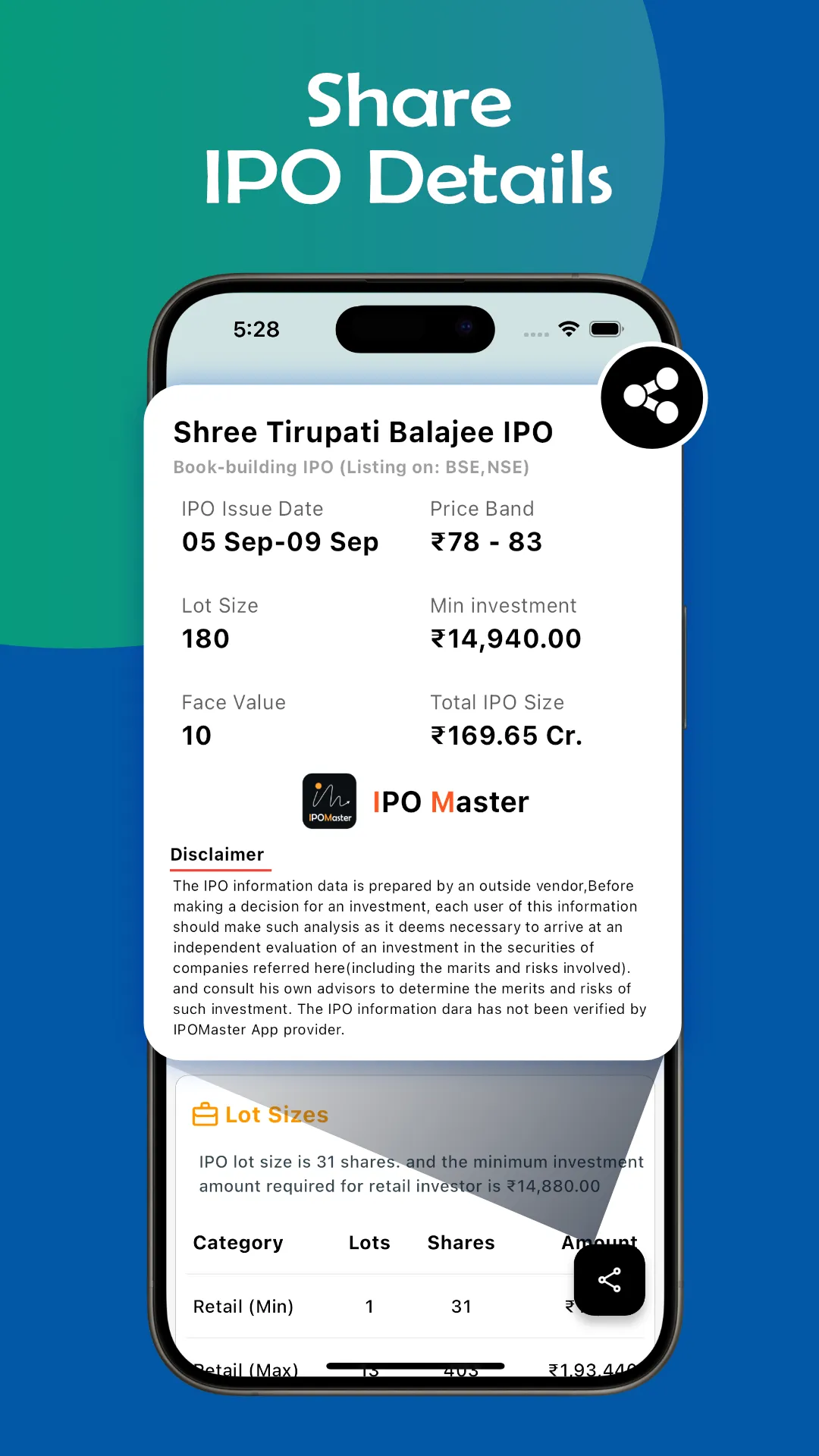 IPO Master - IPO info & GMP | Indus Appstore | Screenshot
