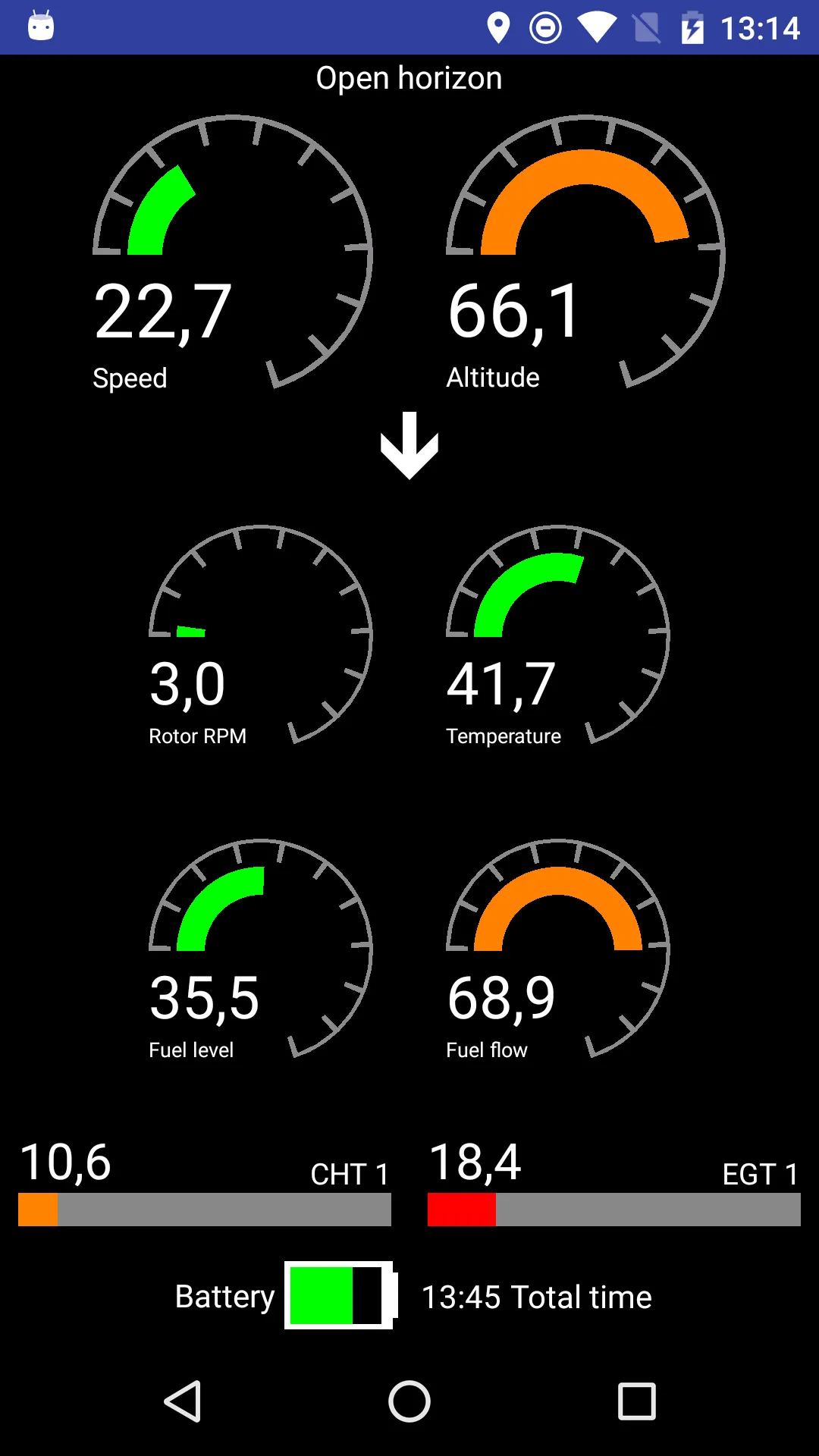 Wingman Aircraft Instruments | Indus Appstore | Screenshot