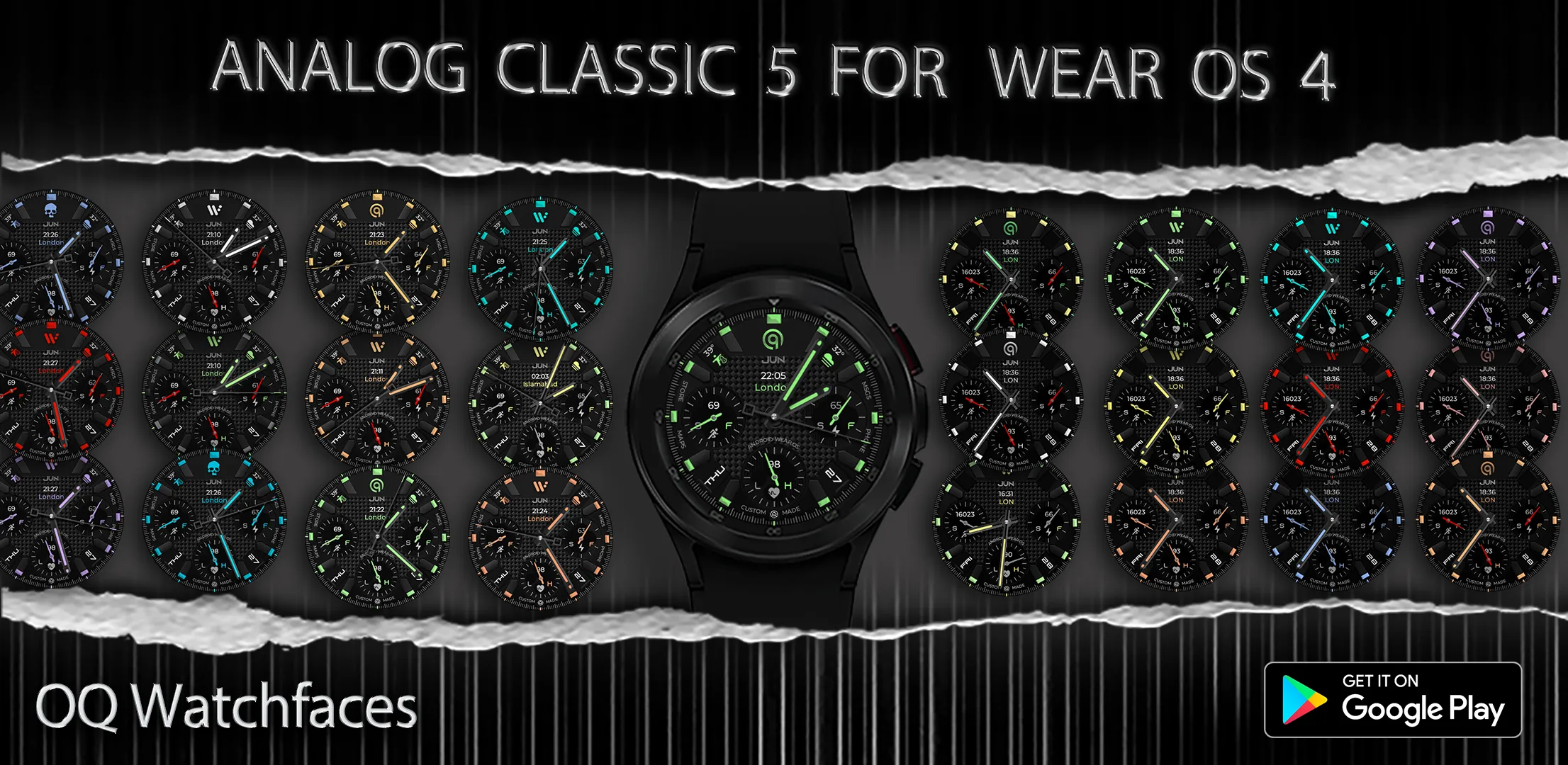 Analog Classic 5 Wear OS4 | Indus Appstore | Screenshot