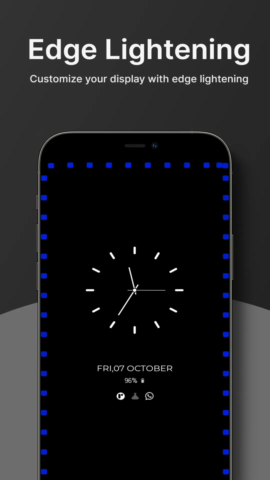 Always On Display Clock Widget | Indus Appstore | Screenshot