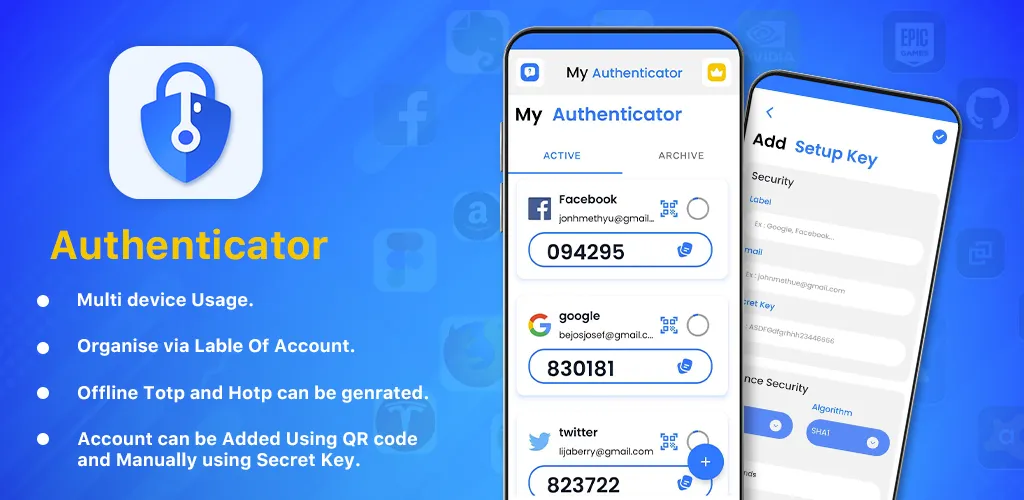 Authenticator App | Indus Appstore | Screenshot