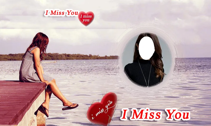 I Miss You Photo Frames | Indus Appstore | Screenshot