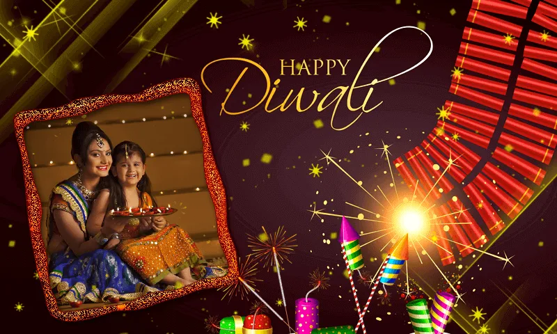 Happy Diwali Photo Frame | Indus Appstore | Screenshot