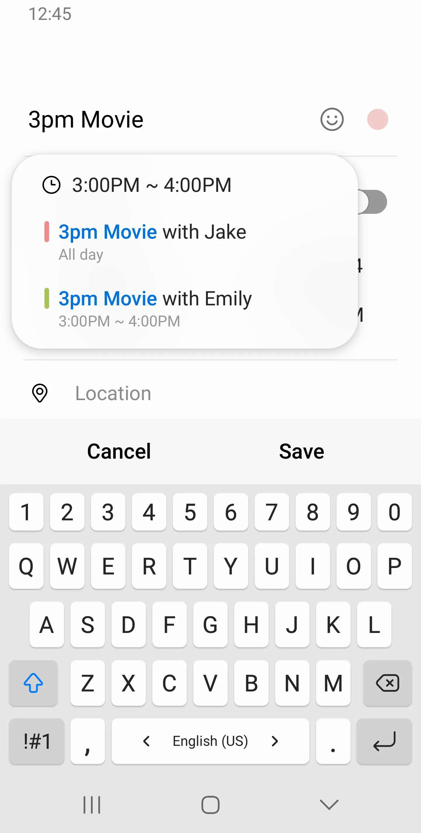 Samsung Calendar | Indus Appstore | Screenshot
