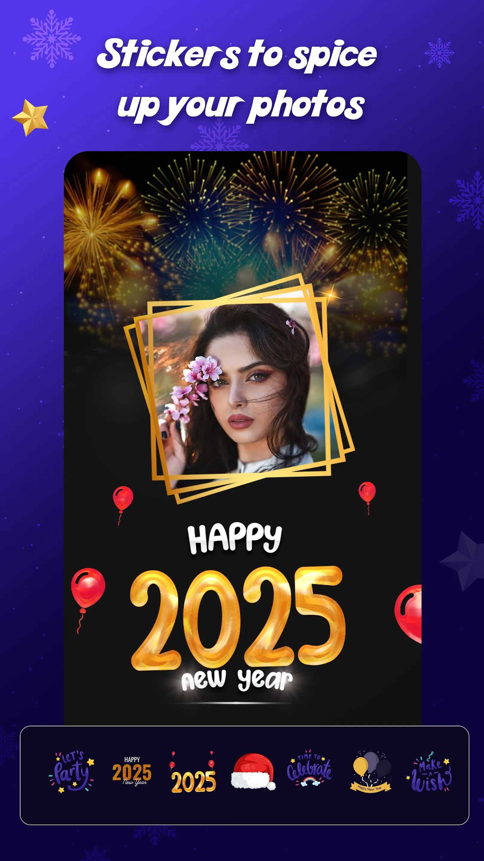 NewYear PhotoFrames & Cards | Indus Appstore | Screenshot