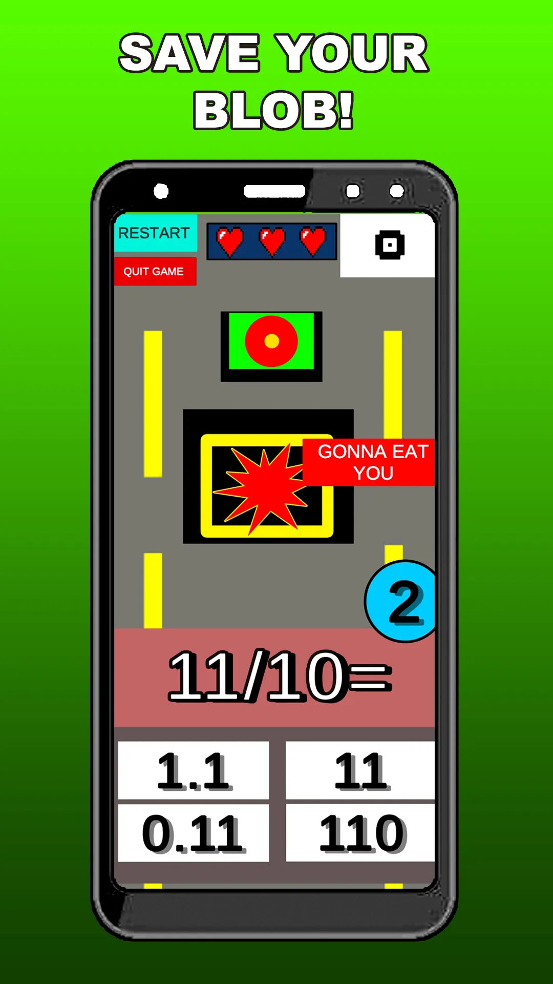 Math Blob RUN | Indus Appstore | Screenshot