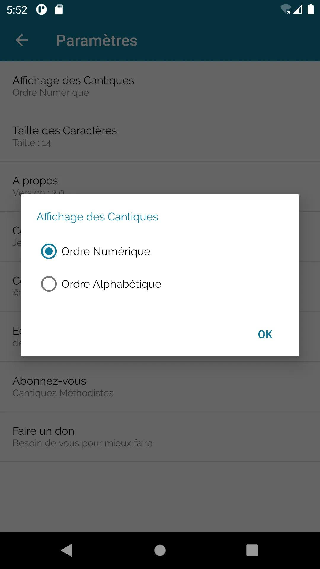 Cantiques Méthodistes | Indus Appstore | Screenshot