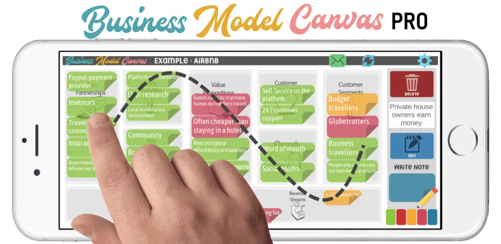 Business Model Canvas PRO | Indus Appstore | Screenshot