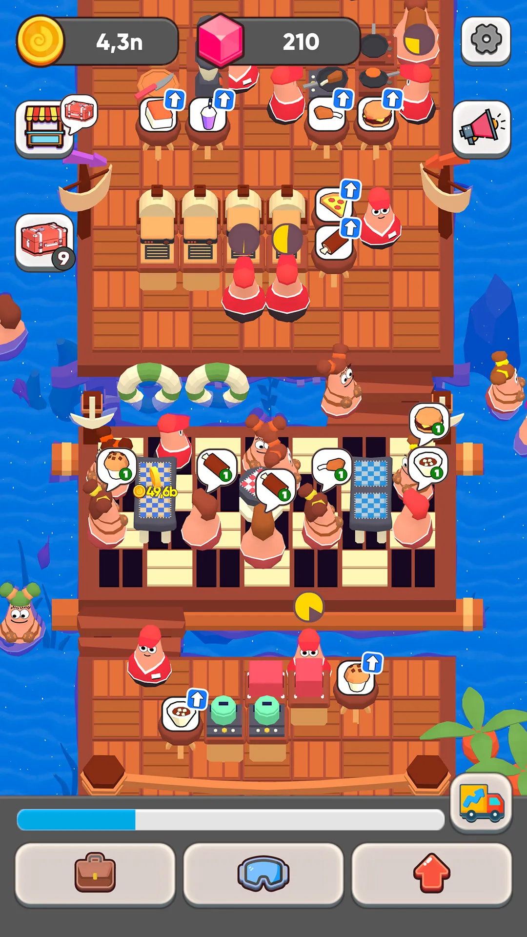 Island Food Tycoon: idle game | Indus Appstore | Screenshot