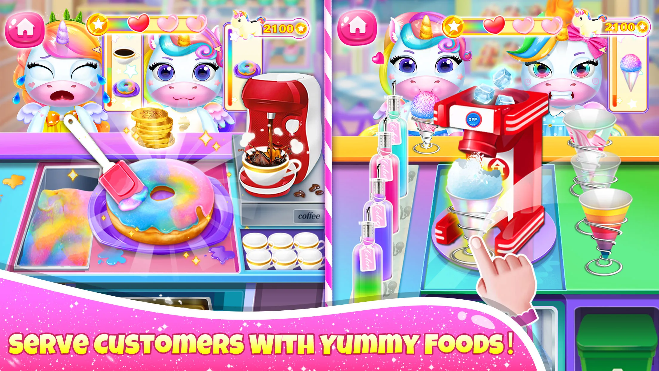 Unicorn Restaurant: Food Games | Indus Appstore | Screenshot