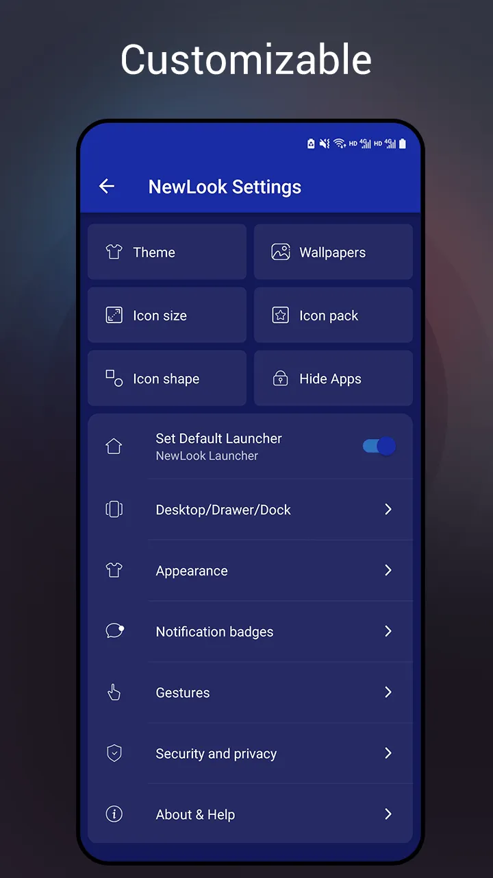 Newlook Launcher - Galaxy Star | Indus Appstore | Screenshot