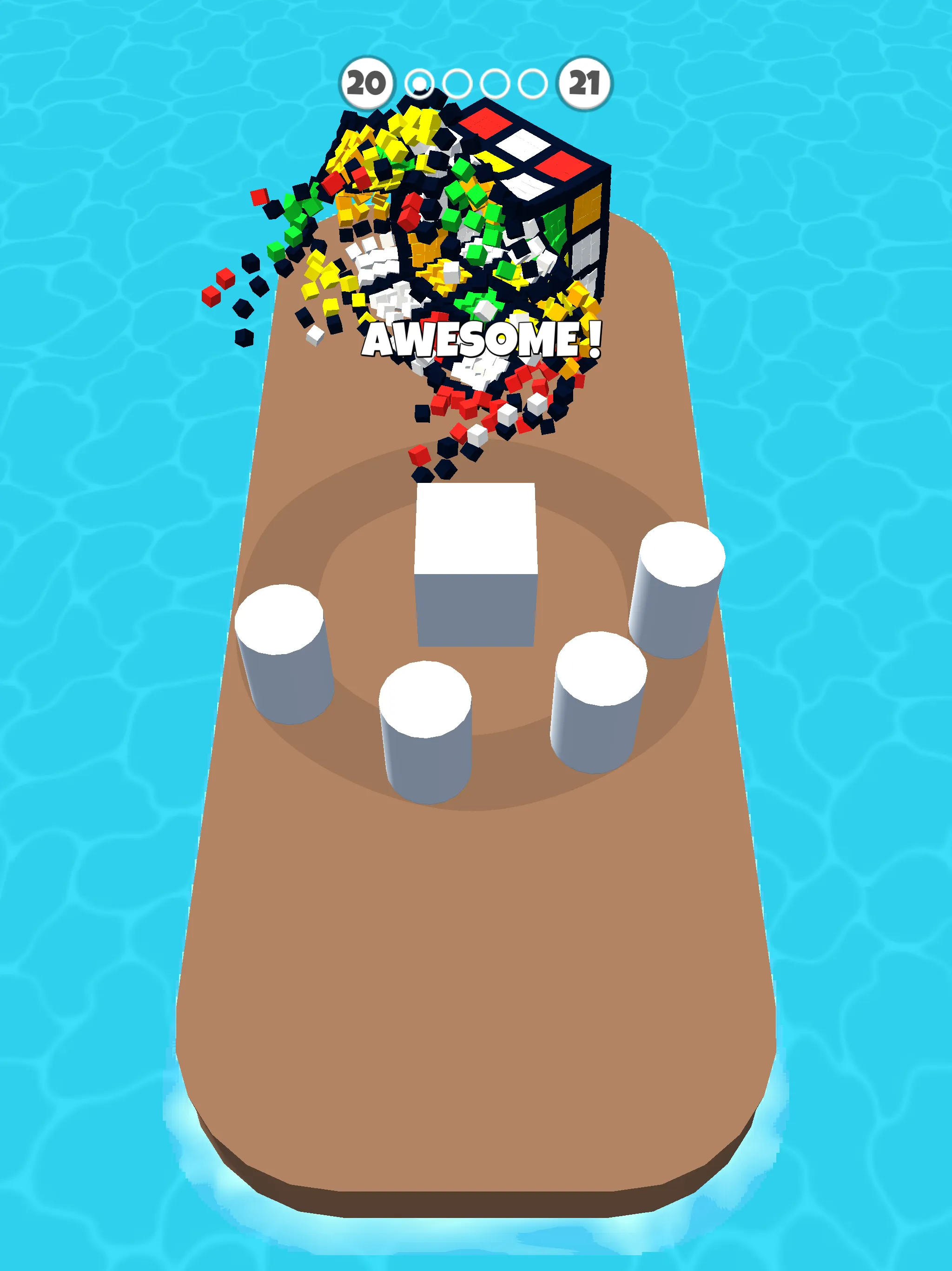 Cube Blast 3D - Voxel Pop | Indus Appstore | Screenshot