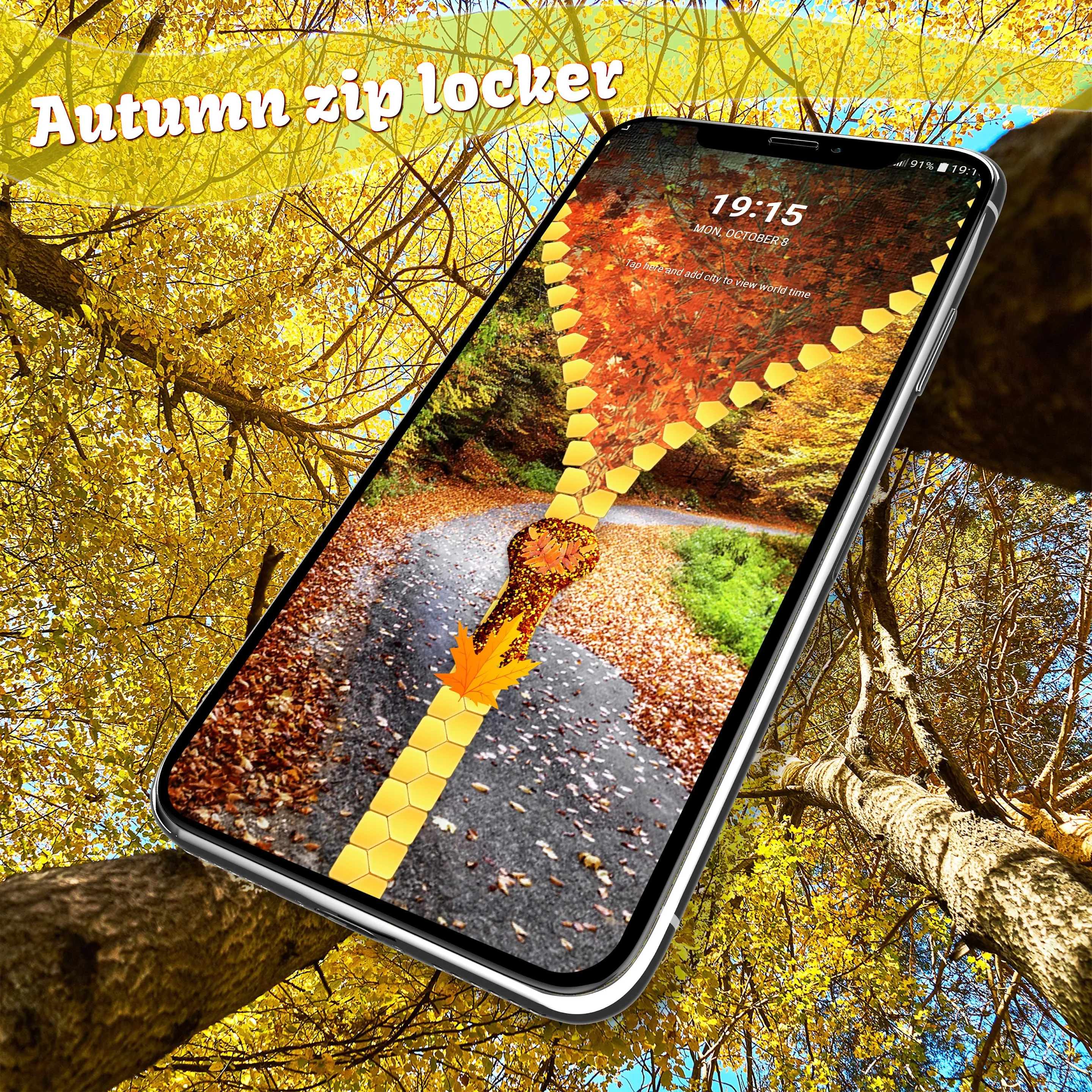 Autumn zip locker | Indus Appstore | Screenshot