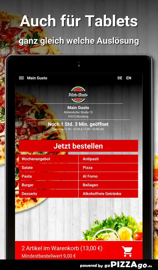 Main Gusto Würzburg | Indus Appstore | Screenshot