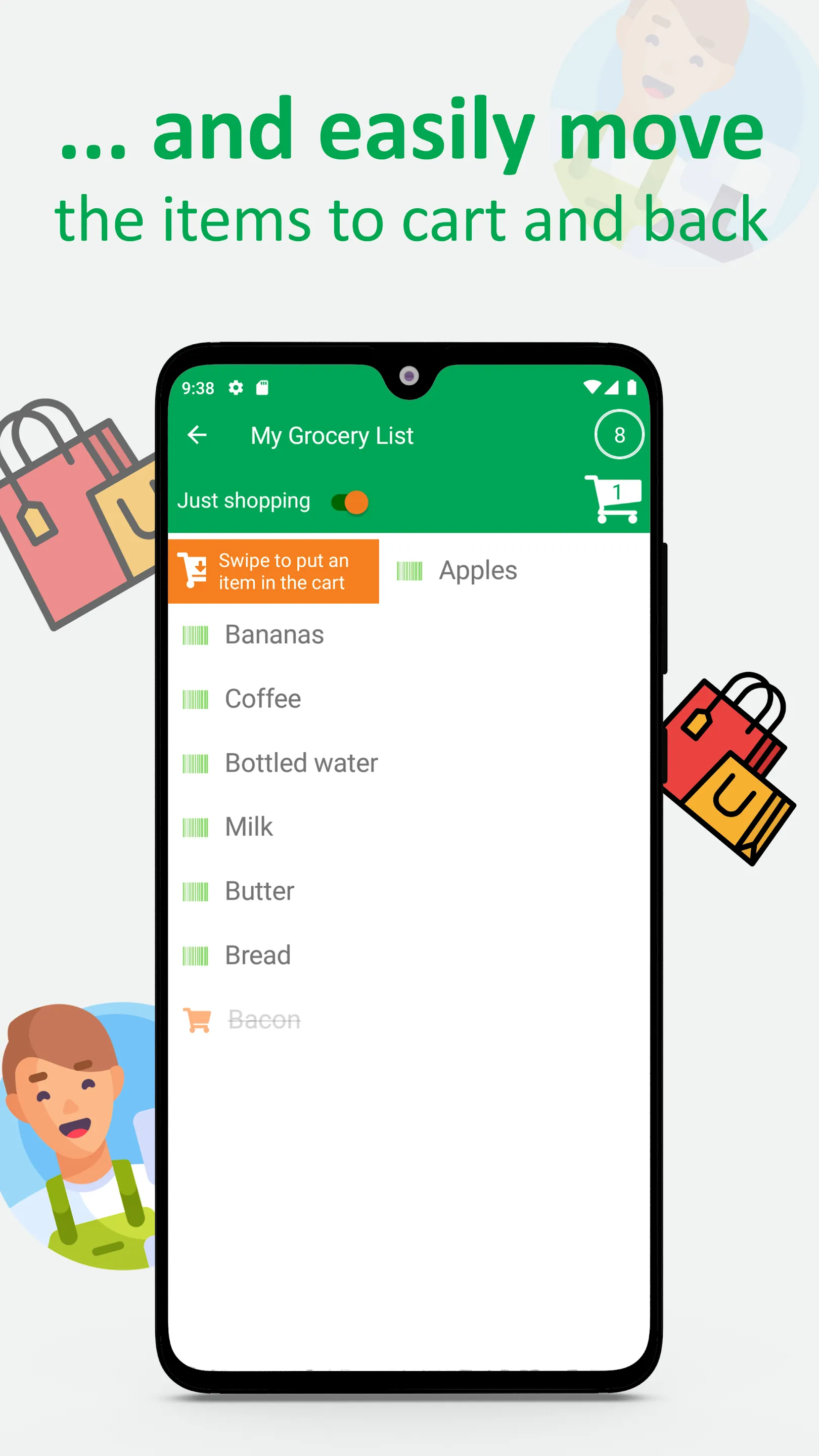 Smart shopping list - Shoppka | Indus Appstore | Screenshot