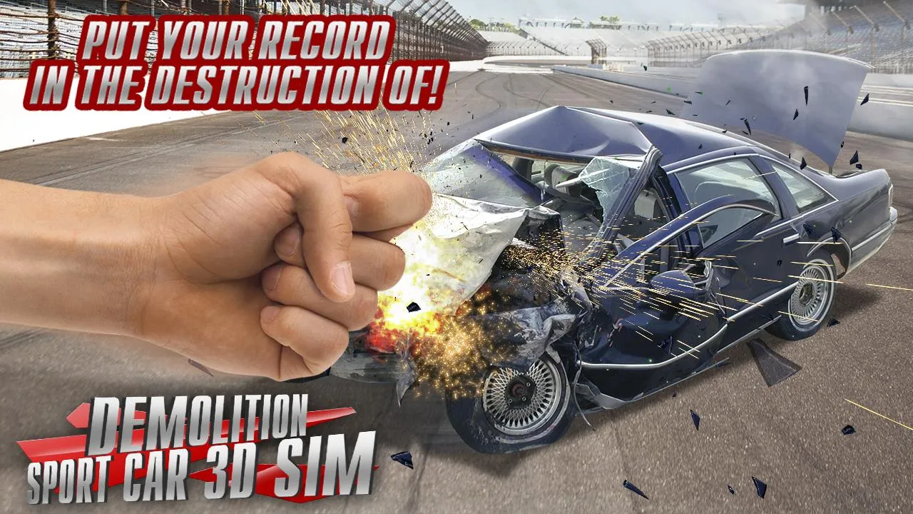 Demolition Sport Car 3D Sim | Indus Appstore | Screenshot