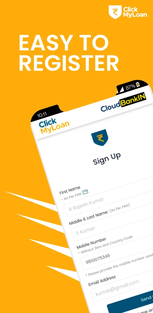 ClickMyLoan. | Indus Appstore | Screenshot