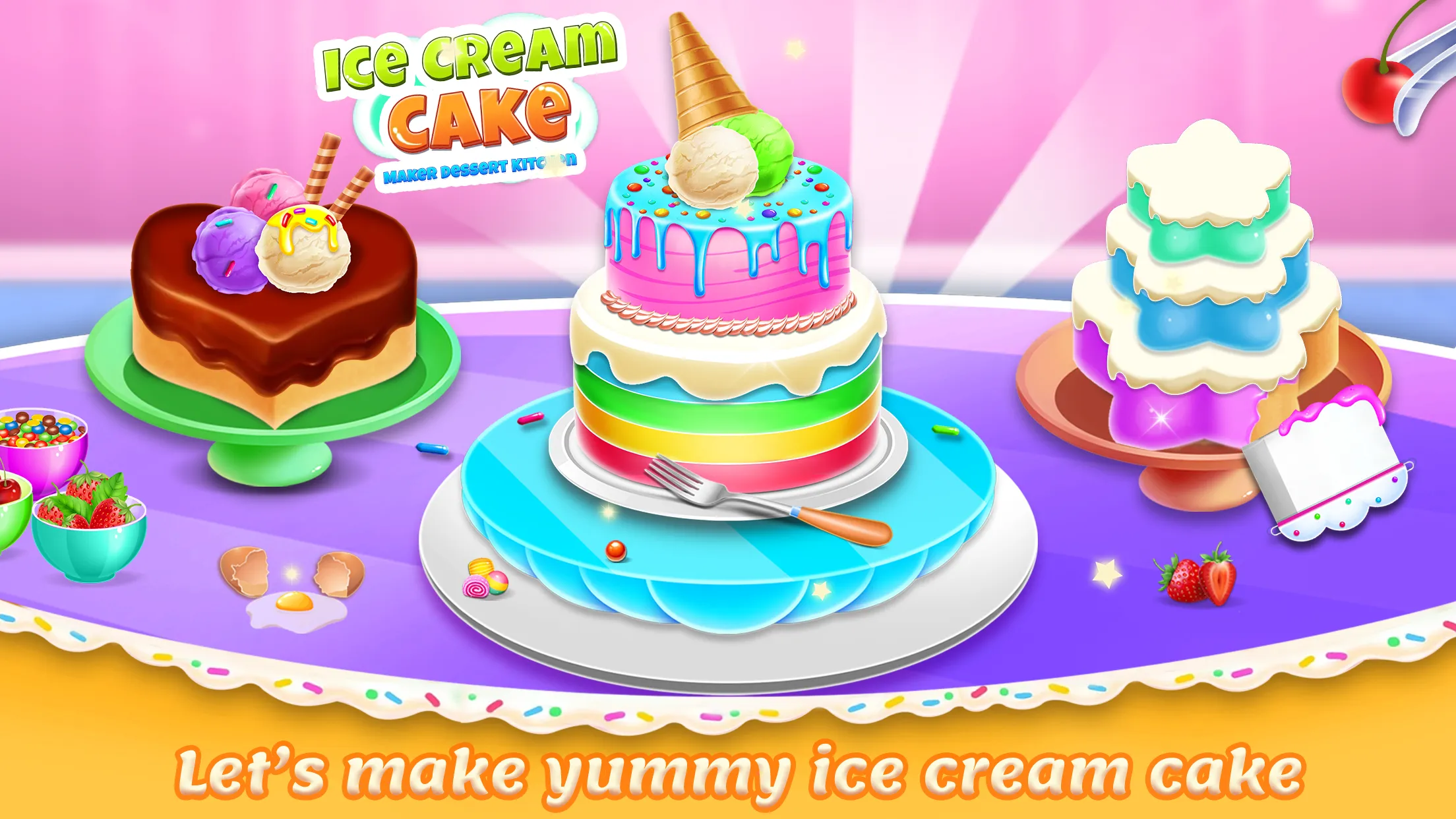 Ice cream Cake Maker Cake Game | Indus Appstore | Screenshot