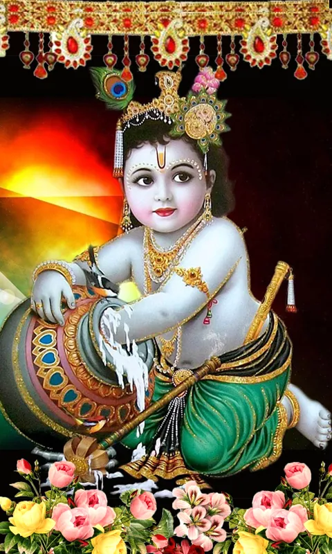 Lord Krishna Wallpapers | Indus Appstore | Screenshot