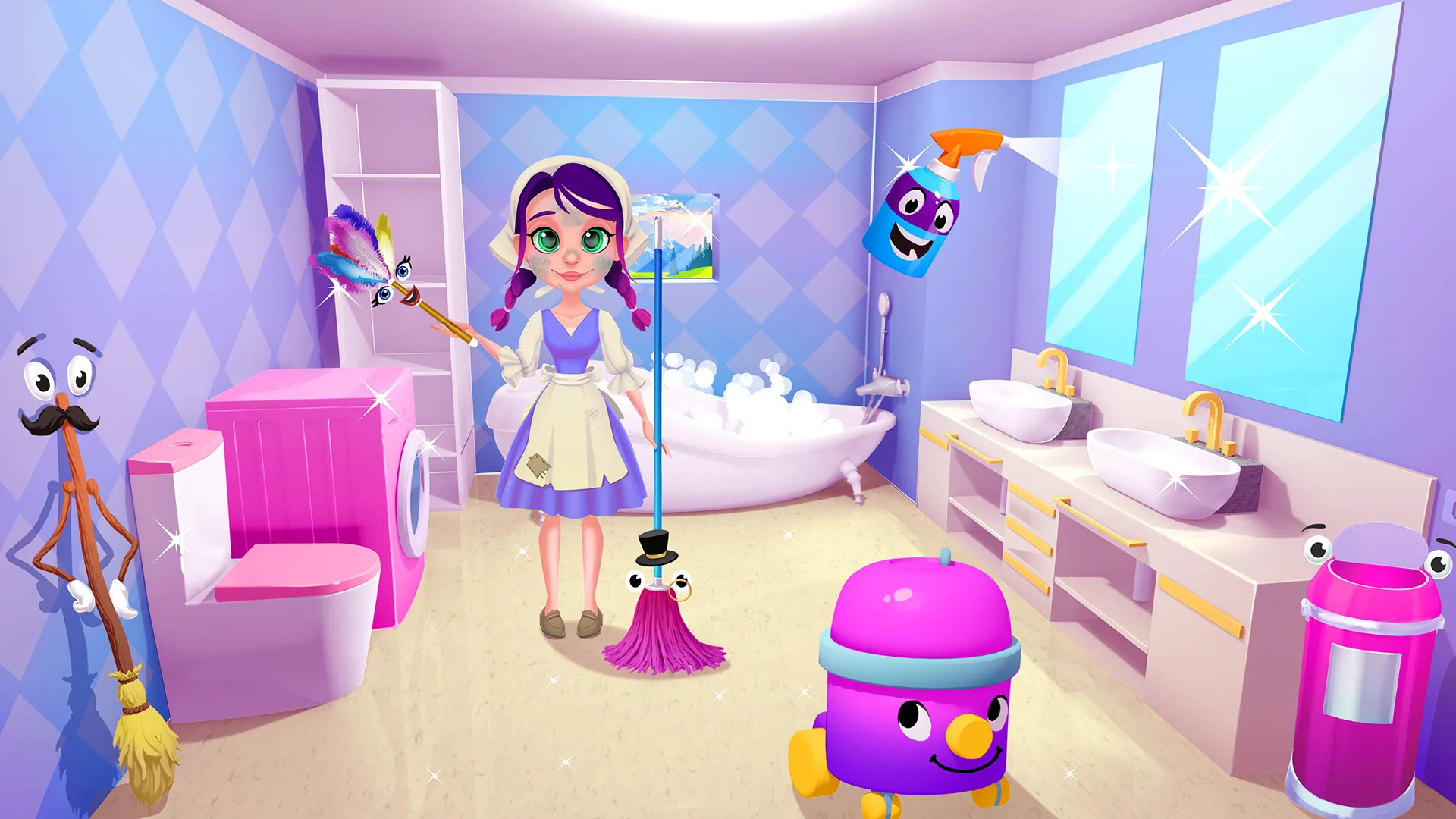 Violet Cinderella Castle Clean | Indus Appstore | Screenshot