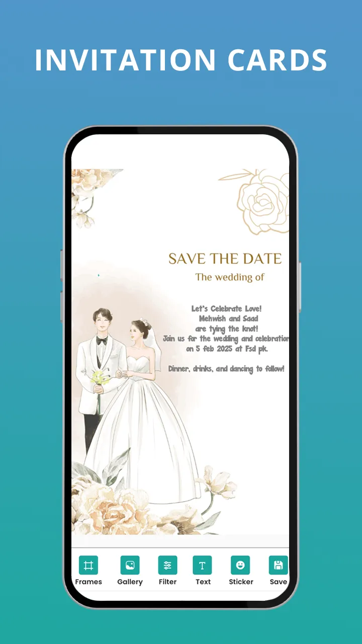 Anniversary Photo Frame Maker | Indus Appstore | Screenshot