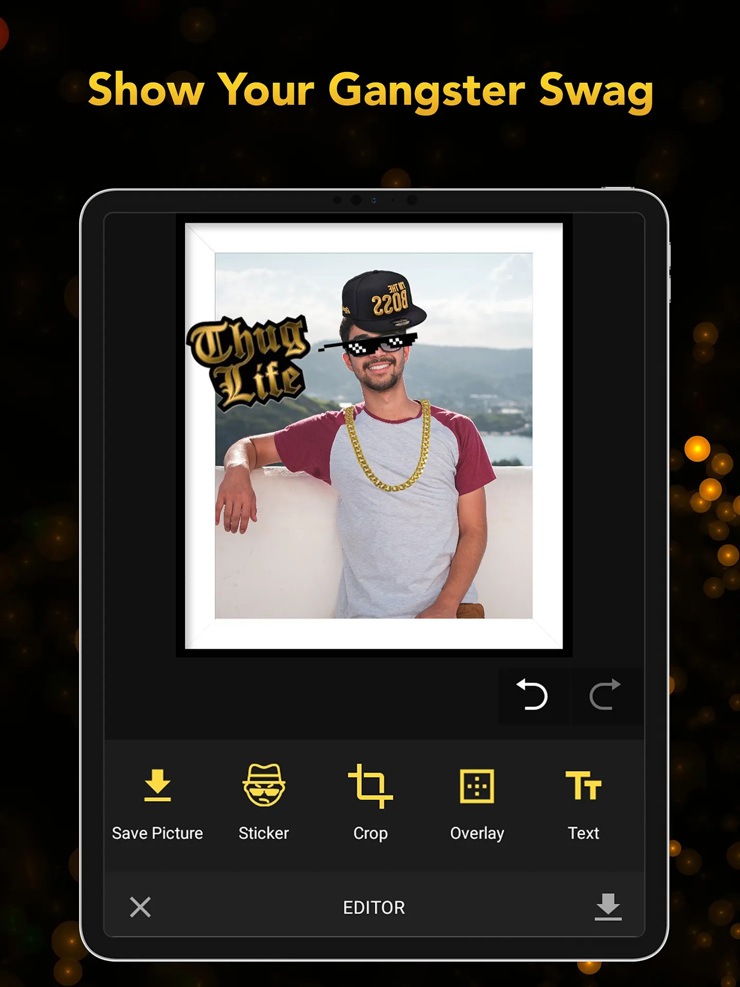 Thug Life Sticker Pic Editor | Indus Appstore | Screenshot