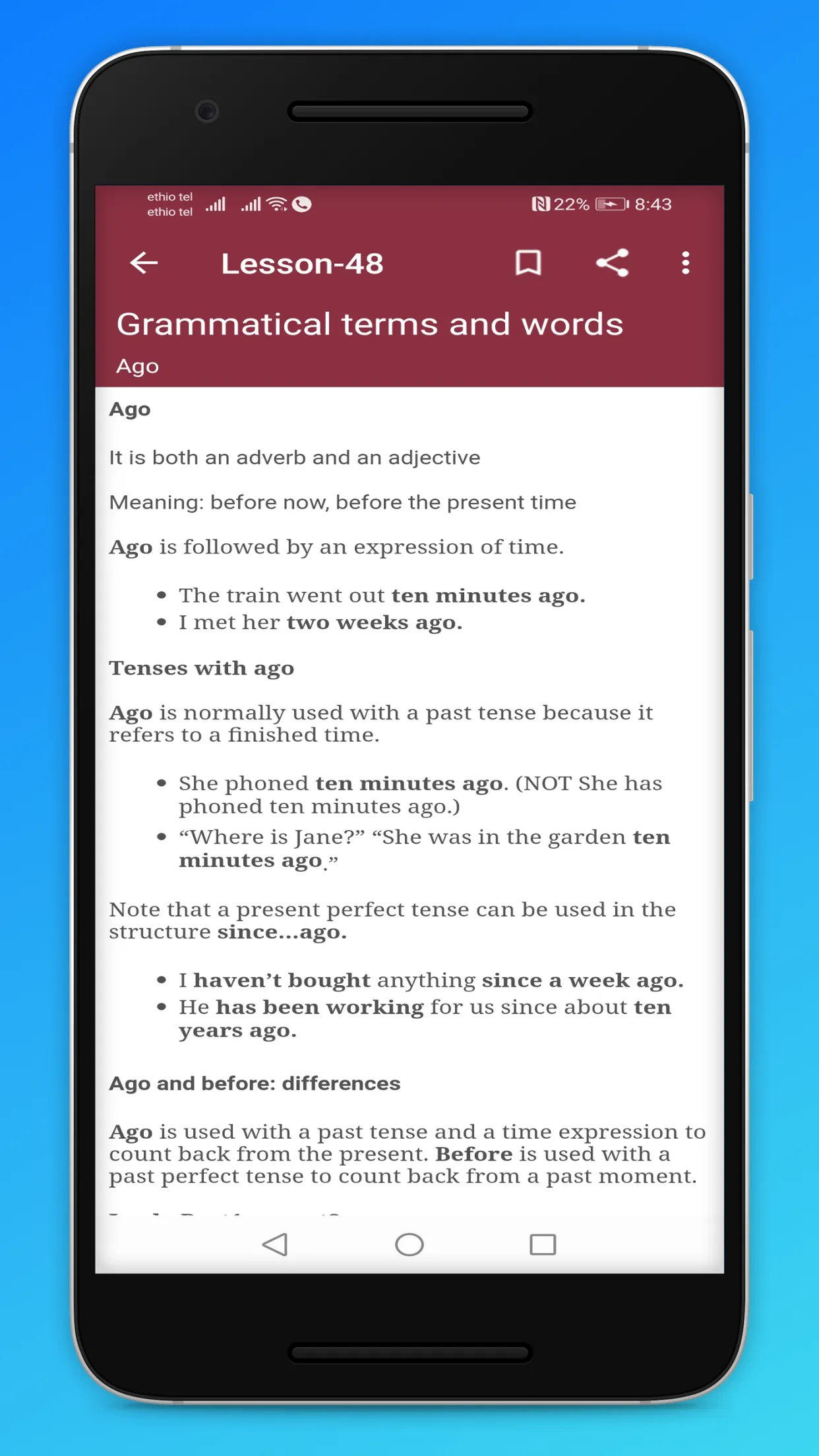 English Grammar | Indus Appstore | Screenshot