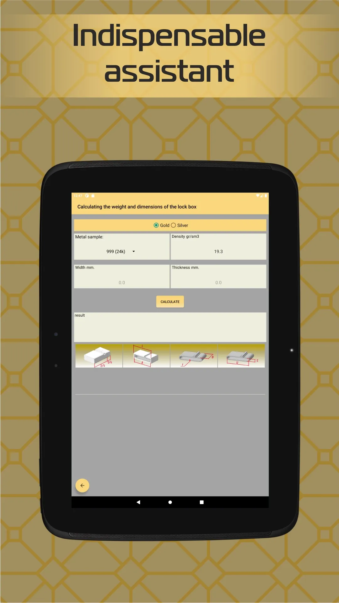 Jeweler Calculator | Indus Appstore | Screenshot