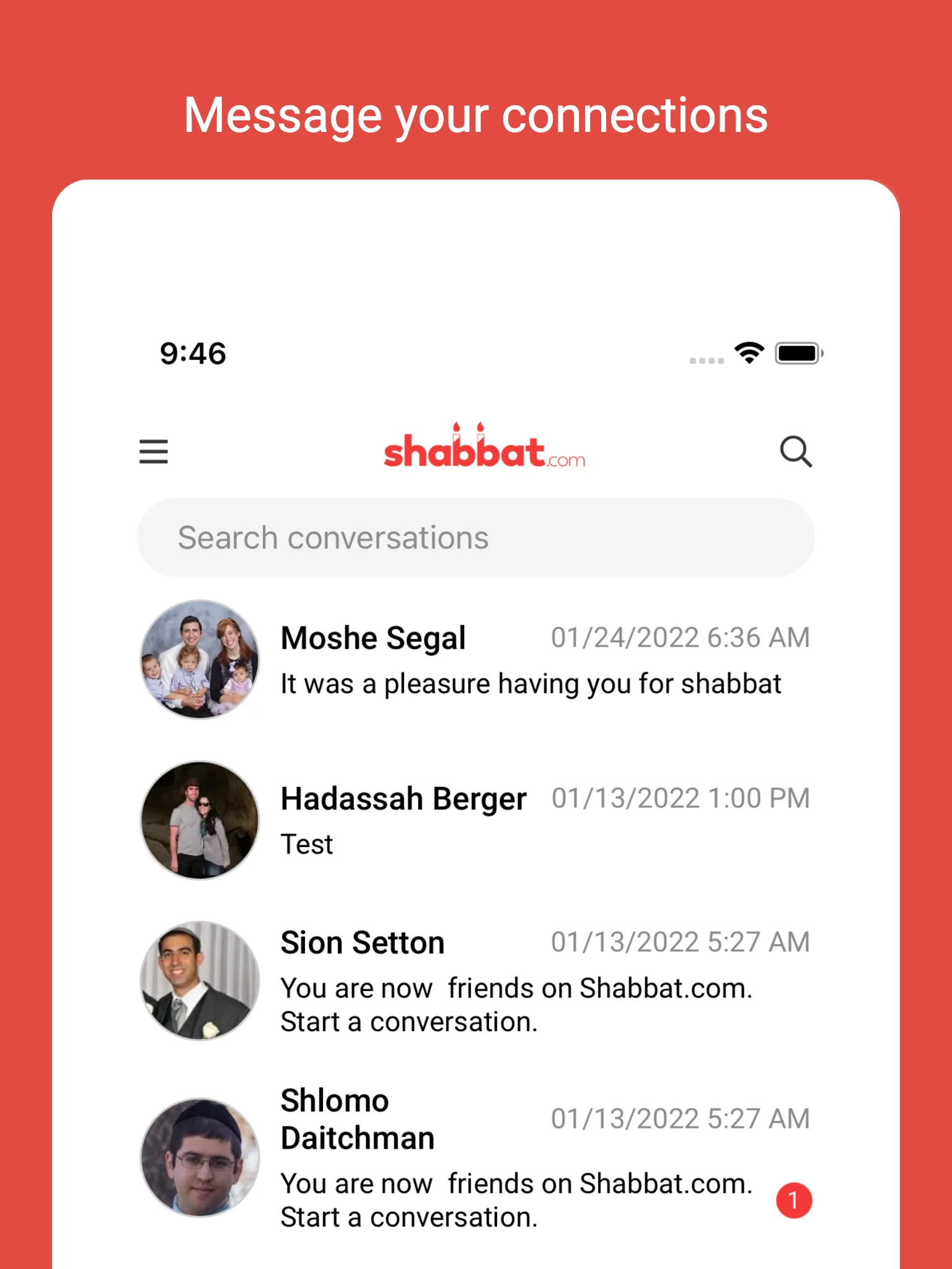 Shabbat.com | Indus Appstore | Screenshot