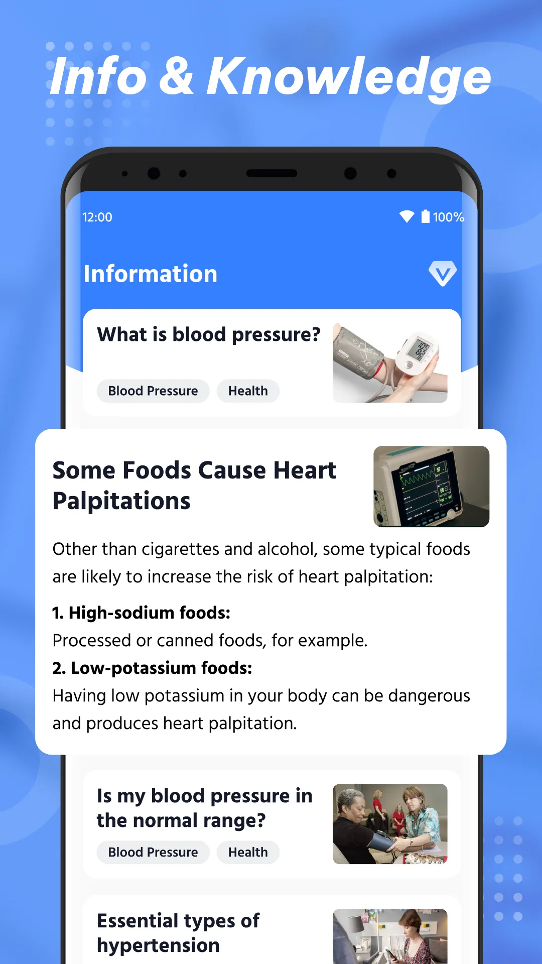 Blood Pressure App: BP Monitor | Indus Appstore | Screenshot