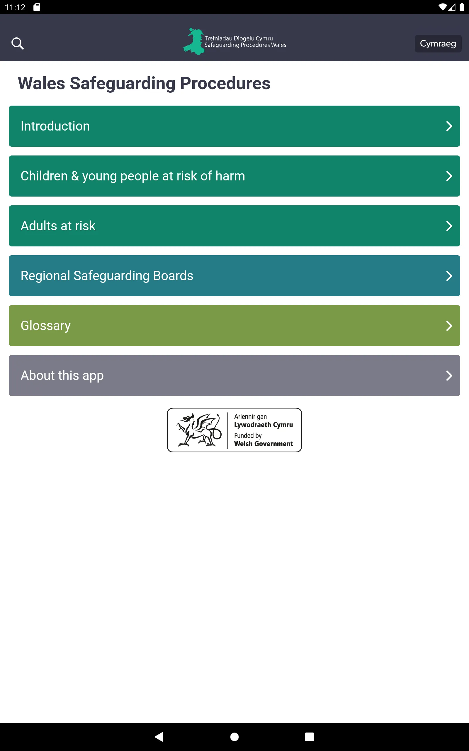 Wales Safeguarding Procedures | Indus Appstore | Screenshot