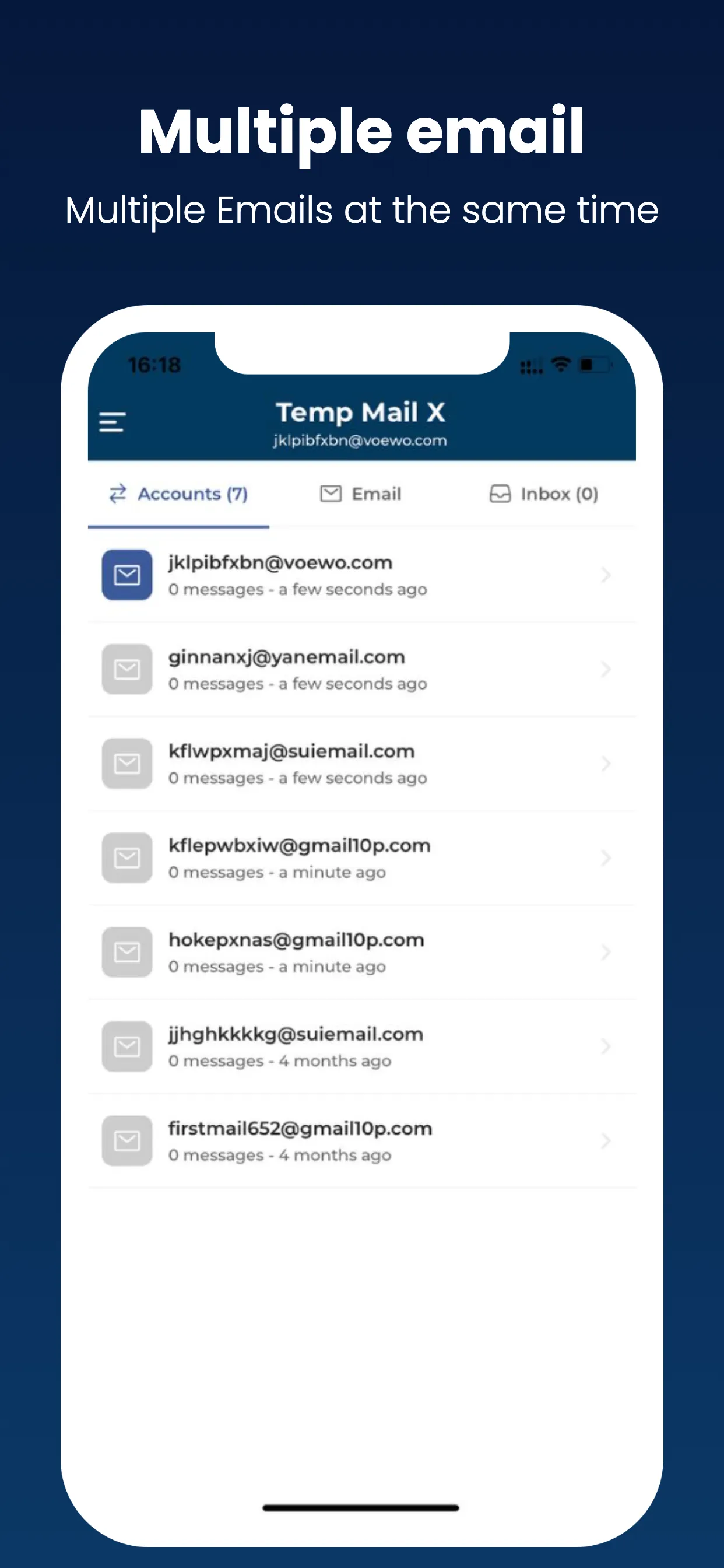 Virtual Mail - temp multi mail | Indus Appstore | Screenshot
