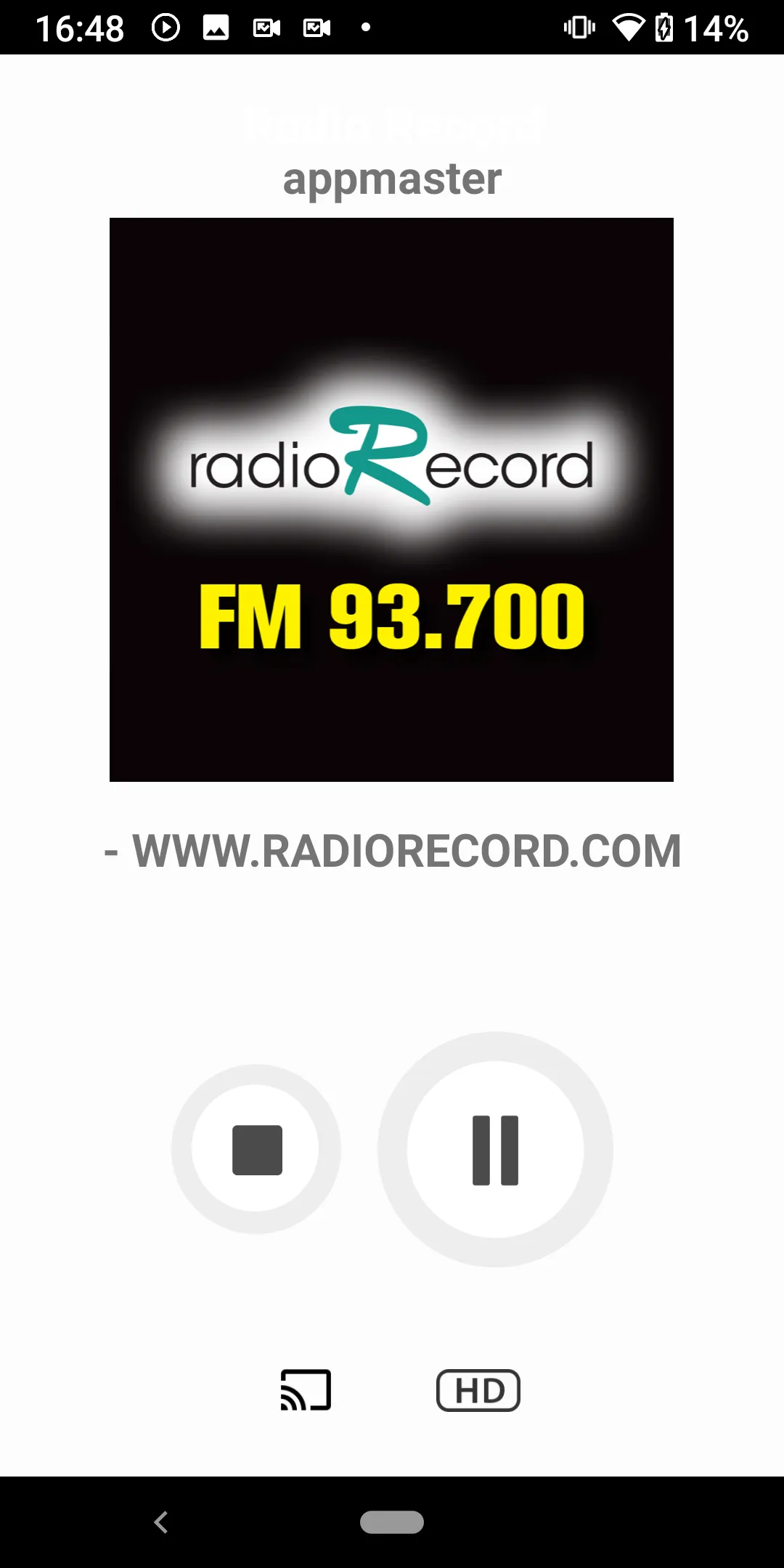 Radio Record | Indus Appstore | Screenshot