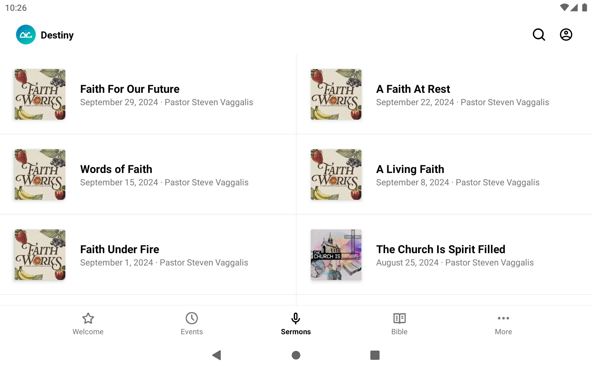 Destiny Worship Center | Indus Appstore | Screenshot