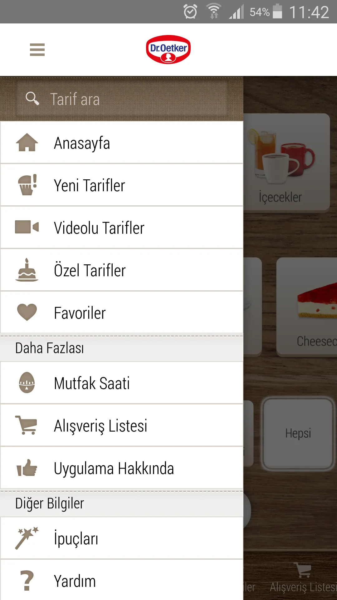 Dr. Oetker Tarif Dünyası | Indus Appstore | Screenshot