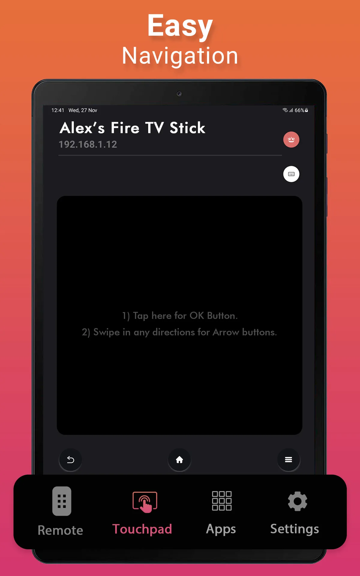 Remote for Fire TV - FireStick | Indus Appstore | Screenshot