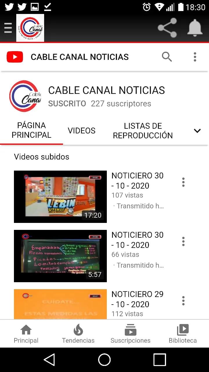 Cable Canal Rio Mayo | Indus Appstore | Screenshot