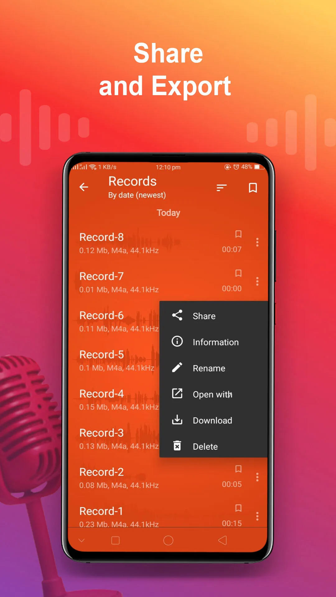 Voice Recorder – HD Sound | Indus Appstore | Screenshot