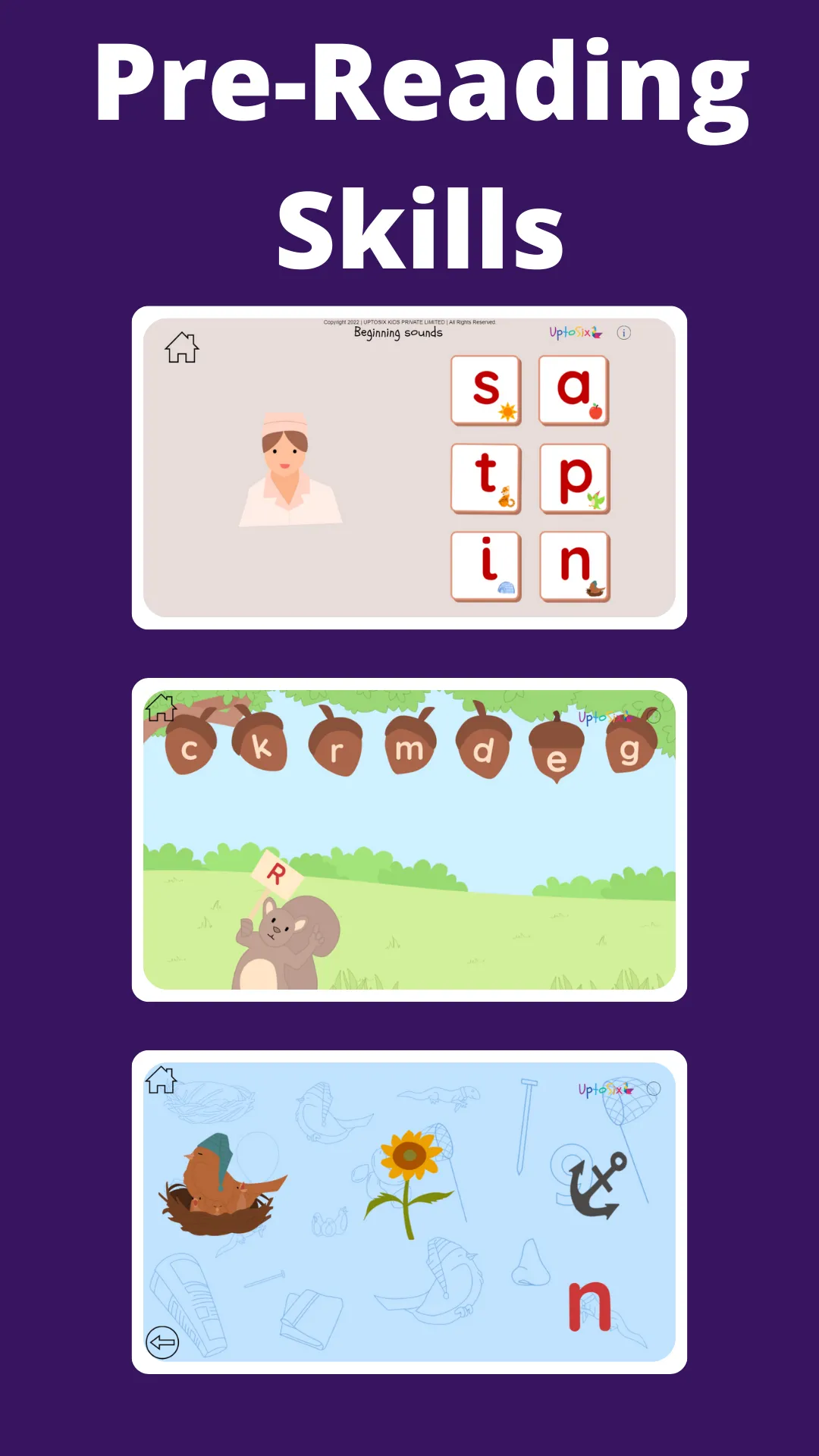 UptoSix Phonics | Indus Appstore | Screenshot