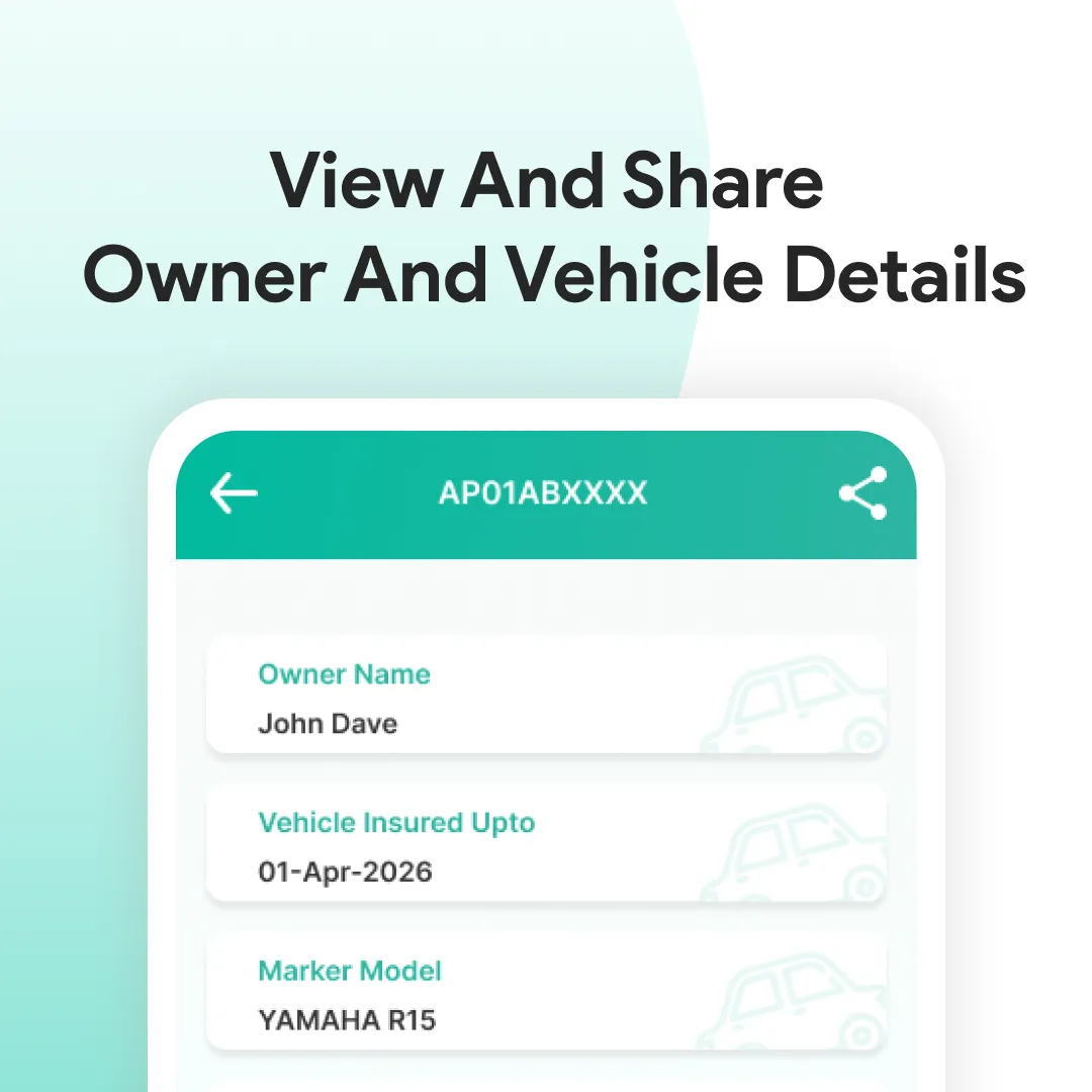 RTO Vehicle Information | Indus Appstore | Screenshot