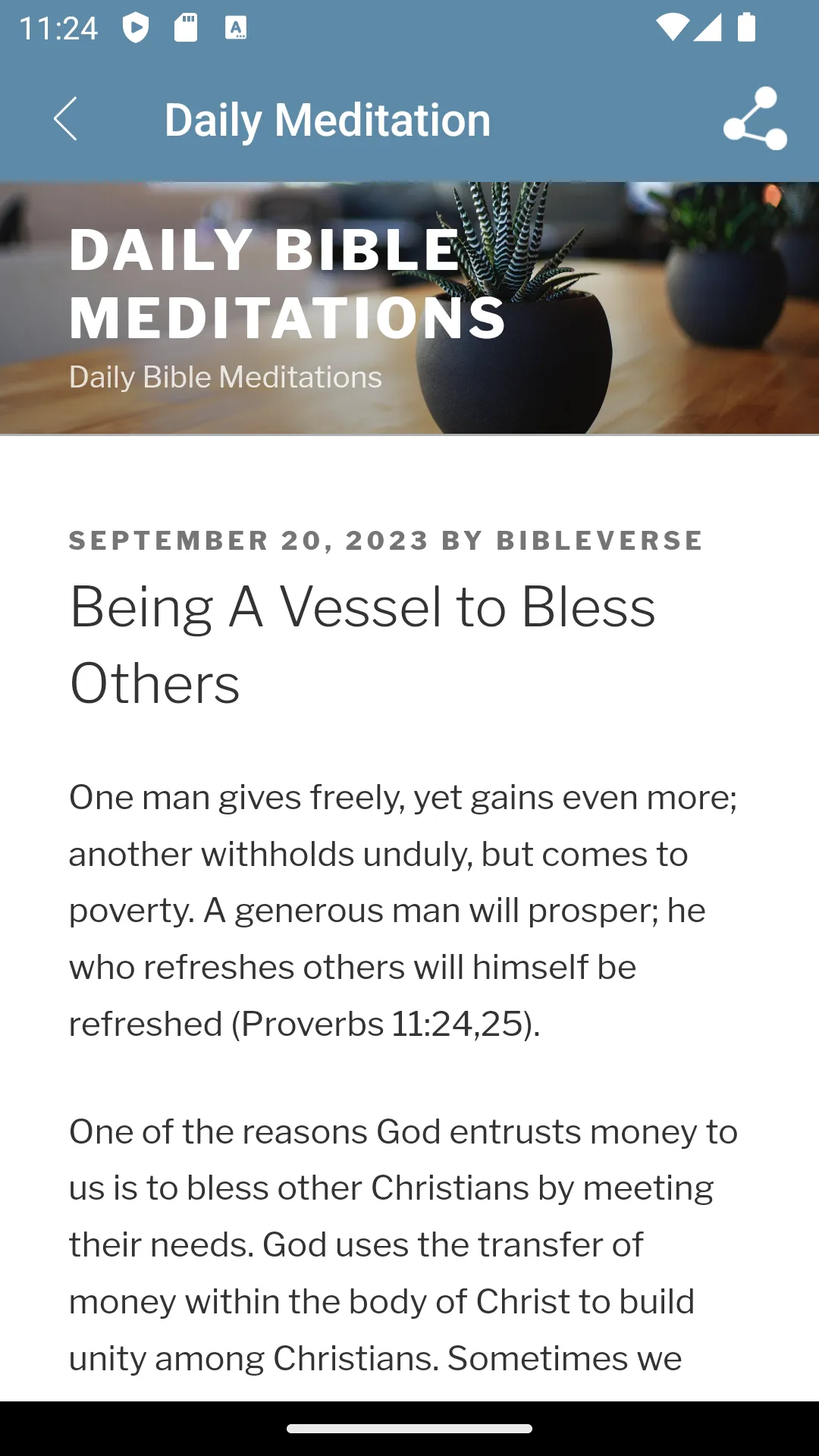 Daily Meditation- Faith & Work | Indus Appstore | Screenshot