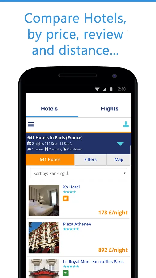 Flights & Hotels for Hipmunk | Indus Appstore | Screenshot