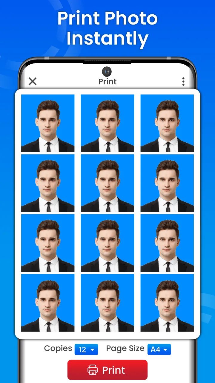 Passport Size Photo ID Maker | Indus Appstore | Screenshot