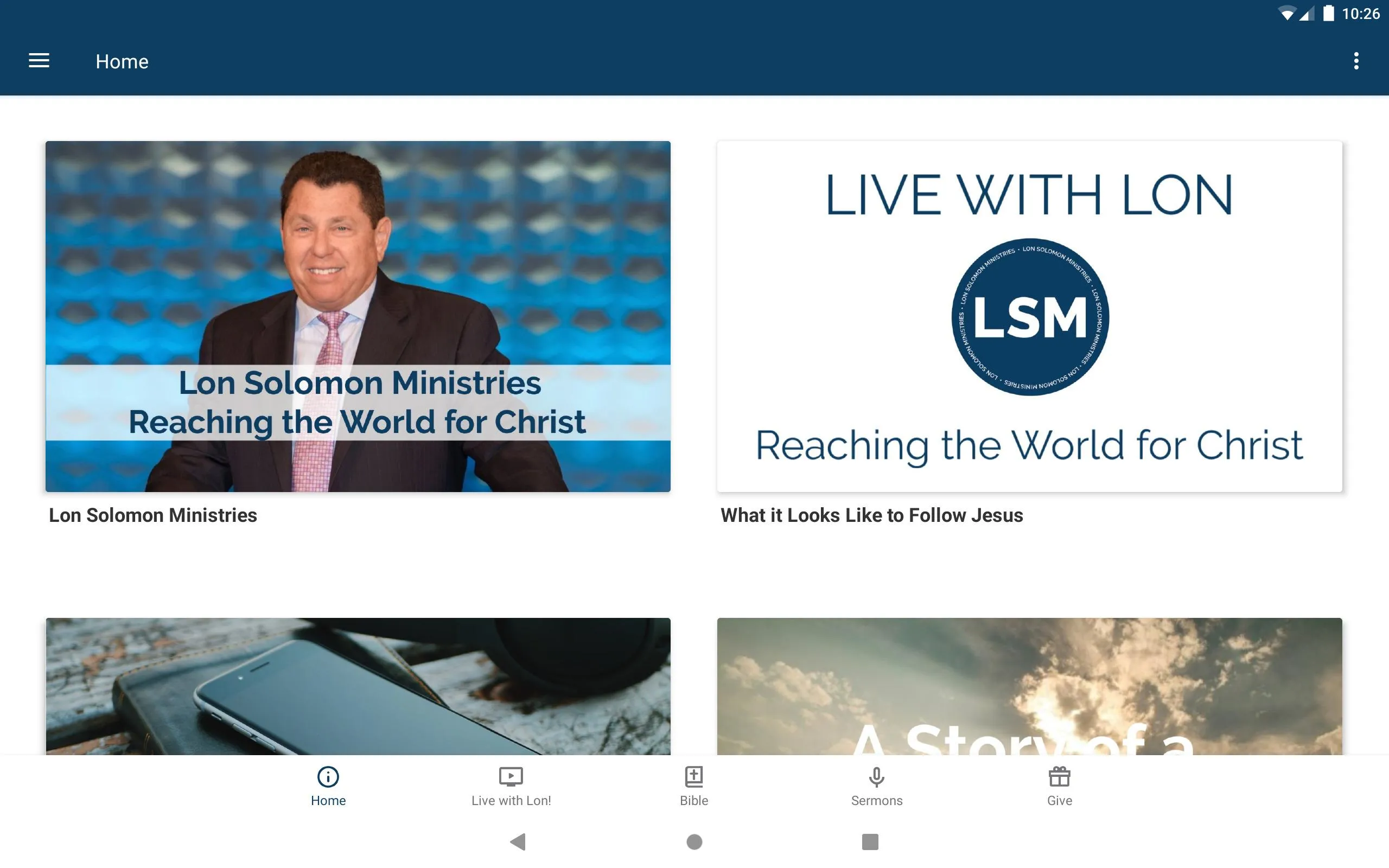 Lon Solomon Ministries | Indus Appstore | Screenshot