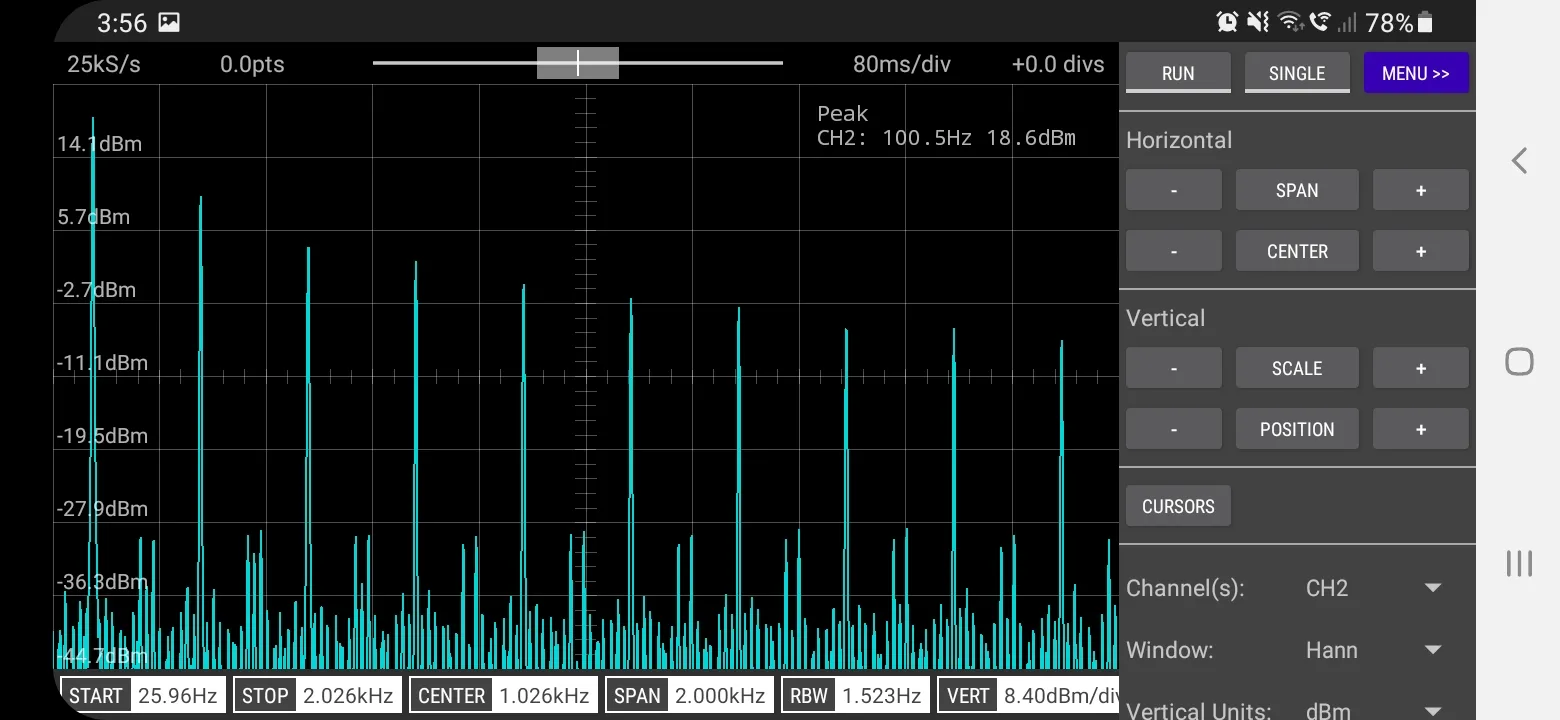 Scoppy - Oscilloscope | Indus Appstore | Screenshot