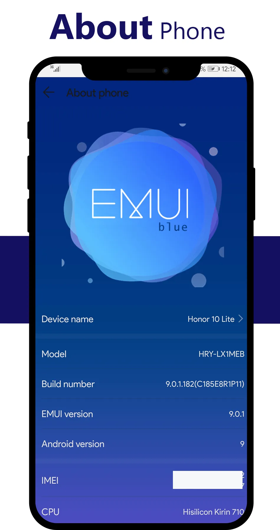 Blue Theme for Huawei Emui | Indus Appstore | Screenshot