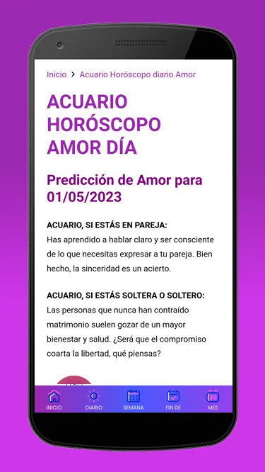 El Horóscopo del Zodíaco hoy | Indus Appstore | Screenshot