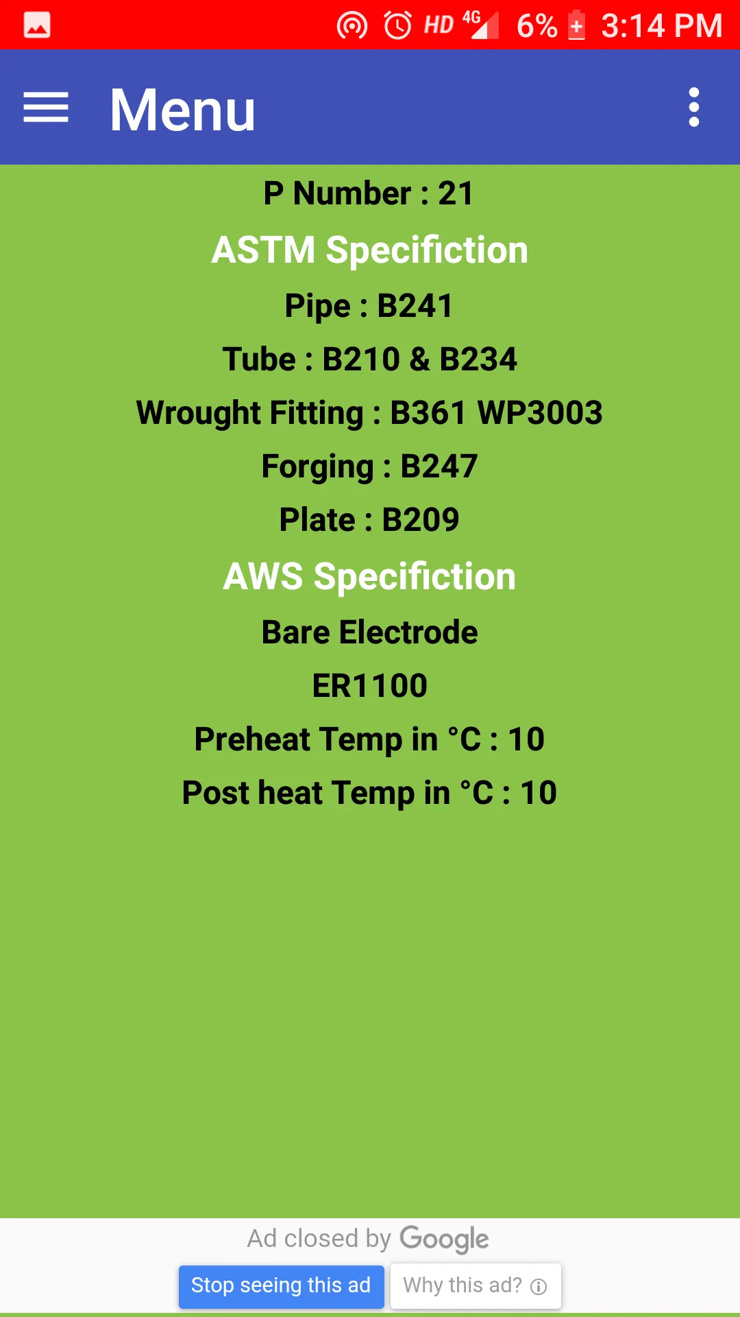 ASME Materials With Electrodes | Indus Appstore | Screenshot